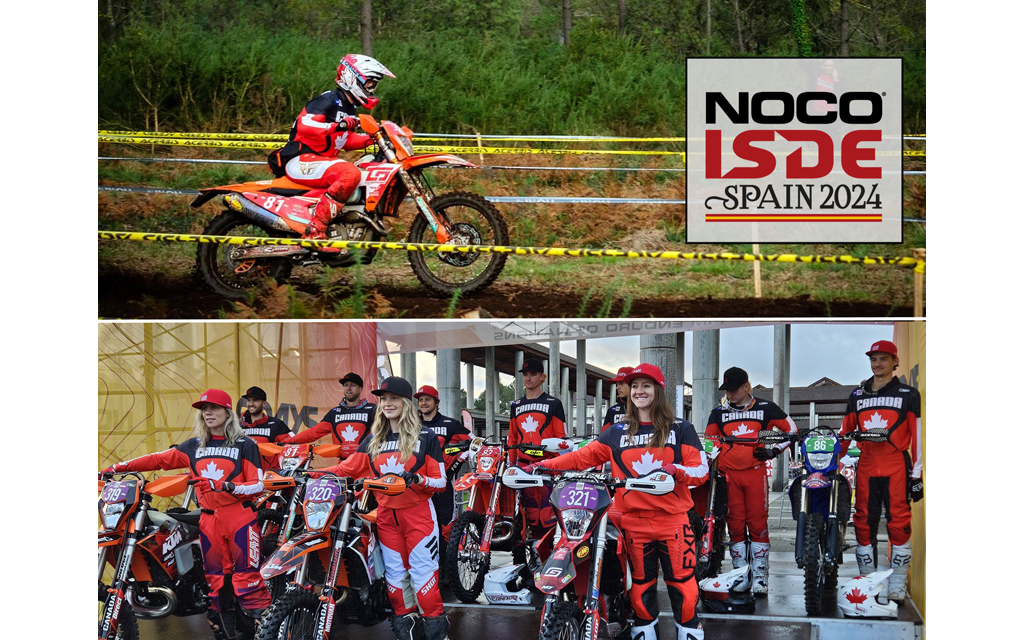 ISDE 2024 : les couleurs canadiennes fièrement défendues aux Six Jours, les vétérans en tête à la mi-course!